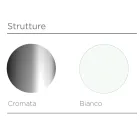 Llambadar i punuar me dorë nga qelqi dhe metali Venecias - Bolle Balloton Viadurini