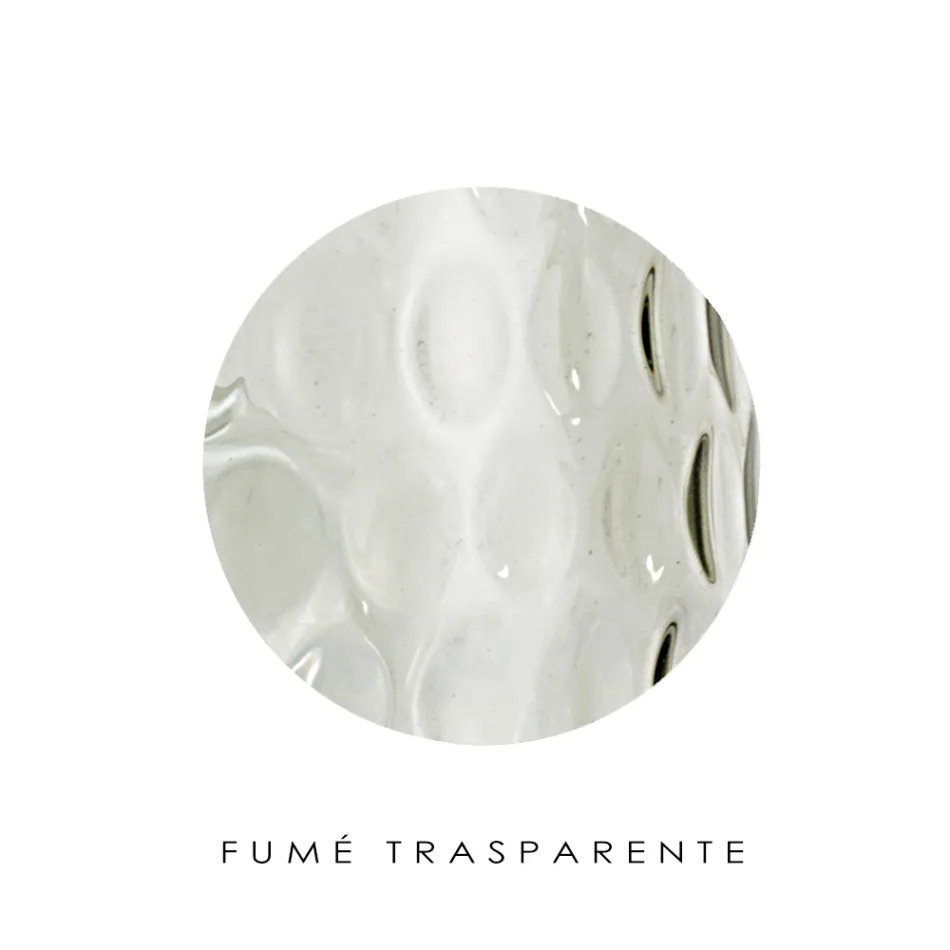 Llambadar i punuar me dorë nga qelqi dhe metali Venecias - Bolle Balloton Viadurini