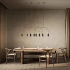 Llambadar me 2 drita me dekorime te ndryshme Made in Italy - Lady Viadurini