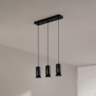 Llambadar me 3 LED në alumin të veshur me pluhur dhe kabllo të rregullueshme - Buxus Viadurini