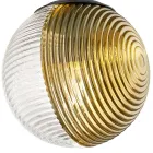 Llambadar me 8 drita në xhami të fryrë në formën e një sfere Prodhuar në Itali - Prilla Viadurini