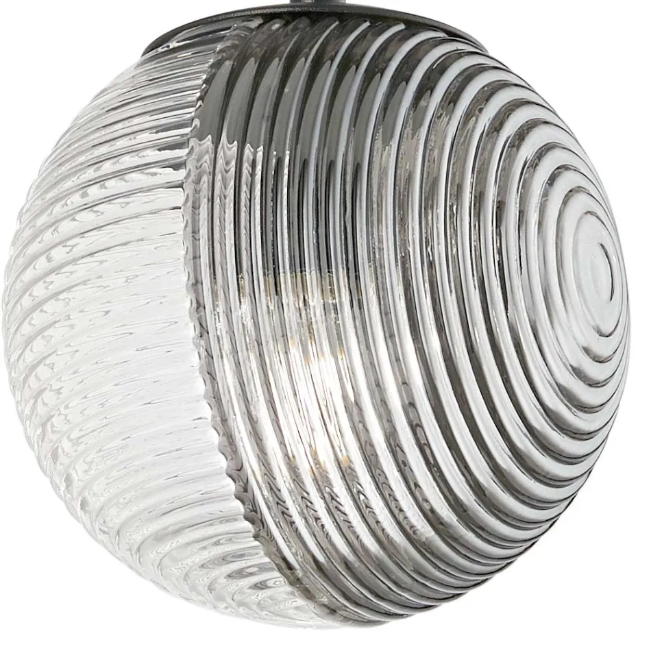 Llambadar me 8 drita në xham të fryrë në formën e një sfere Prodhuar në Itali - Prilla Viadurini