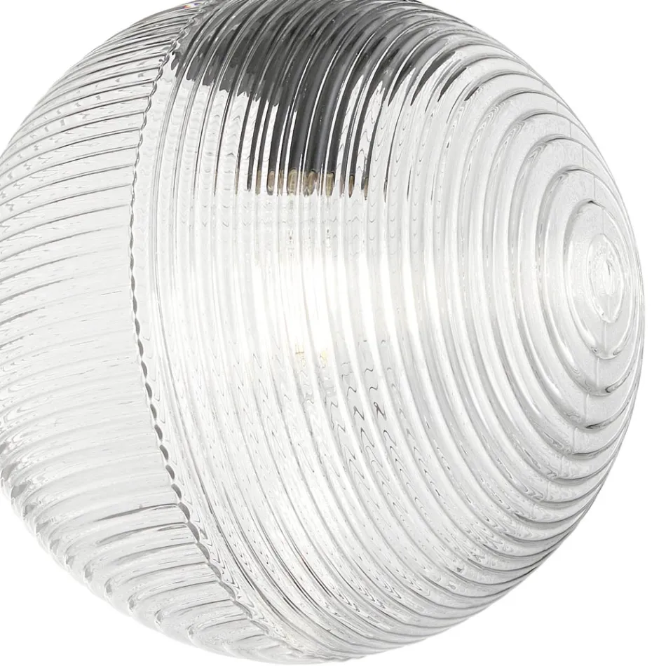 Llambadar me 8 drita në xham të fryrë në formën e një sfere Prodhuar në Itali - Prilla Viadurini