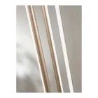 Llambadar me 8 drita LED në metal të lyer me ar dhe kabllo të rregullueshme - portokalli Viadurini