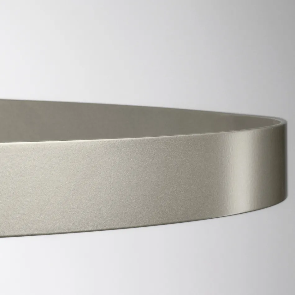 Llambadar me trup qelqi dhe 3 rrathë alumini - Clara Viadurini