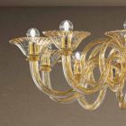 12 Dritat Llambadari prej Xhami Venedikas i punuar me dorë Prodhuar në Itali - Margherita Viadurini