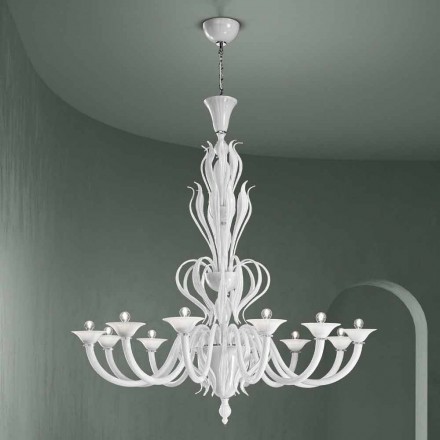 12 Dritat Llambadar qelqi Venecia i punuar me dorë në Itali - Agustina Viadurini