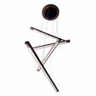 Një llambadar dizajni prej 4 copash në drurin Grilli York të bërë në Itali Viadurini