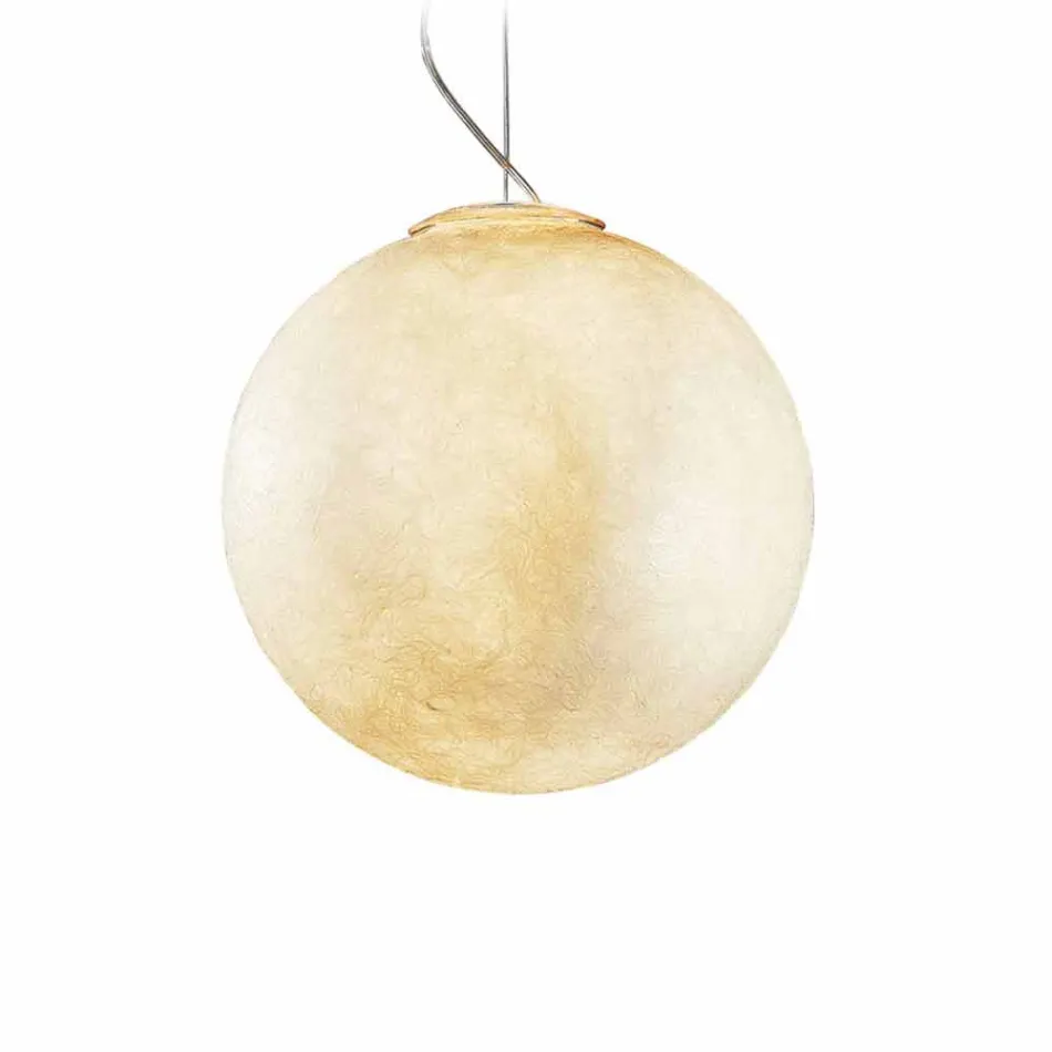 Llambadar me dizajn modern In-es.artdesign Hëna e bardhë në nebulit Viadurini