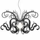 Llambadar pleksiglas dizajni modern i bërë në Itali, Malito Viadurini