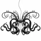 Llambadar pleksiglas dizajni modern i bërë në Itali, Malito Viadurini