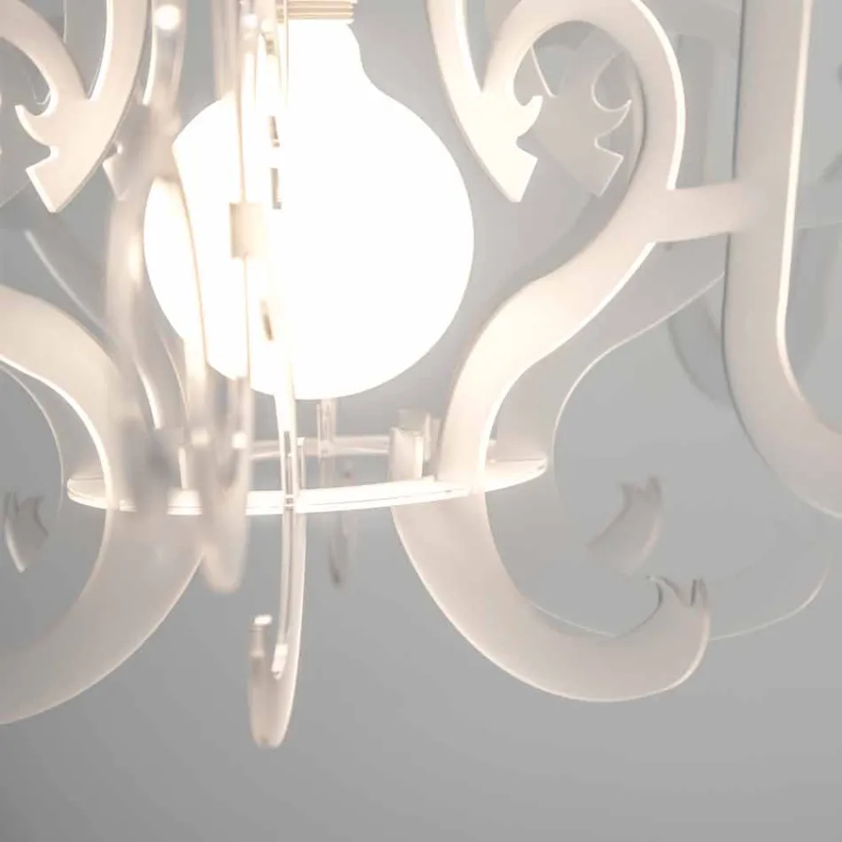 Llambadar pleksiglas dizajni modern i bërë në Itali, Malito Viadurini