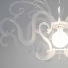 Llambadar pleksiglas dizajni modern i bërë në Itali, Malito Viadurini