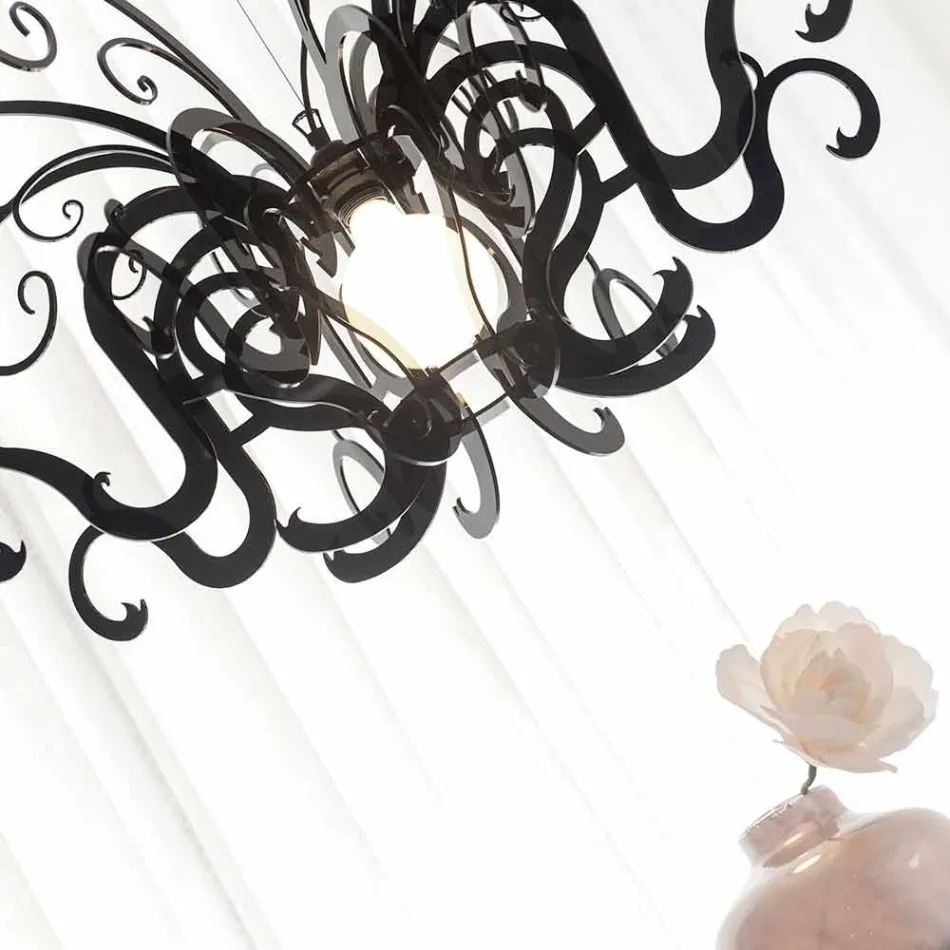 Llambadar pleksiglas dizajni modern i bërë në Itali, Malito Viadurini