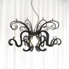 Llambadar pleksiglas dizajni modern i bërë në Itali, Malito Viadurini