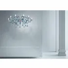 Llambadar i lehtë 9 i punuar me dorë në xhamin venecian Prodhuar në Itali - Bernadette Viadurini