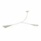 Llambadar çeliku i pikturuar me dorë të bardhë prodhuar në Itali - Elica Viadurini