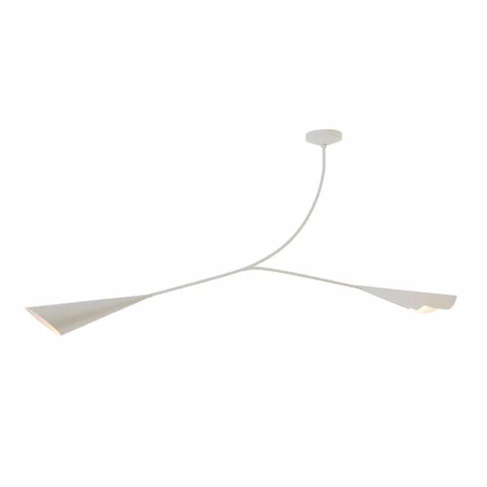 Llambadar çeliku i pikturuar me dorë të bardhë prodhuar në Itali - Elica Viadurini