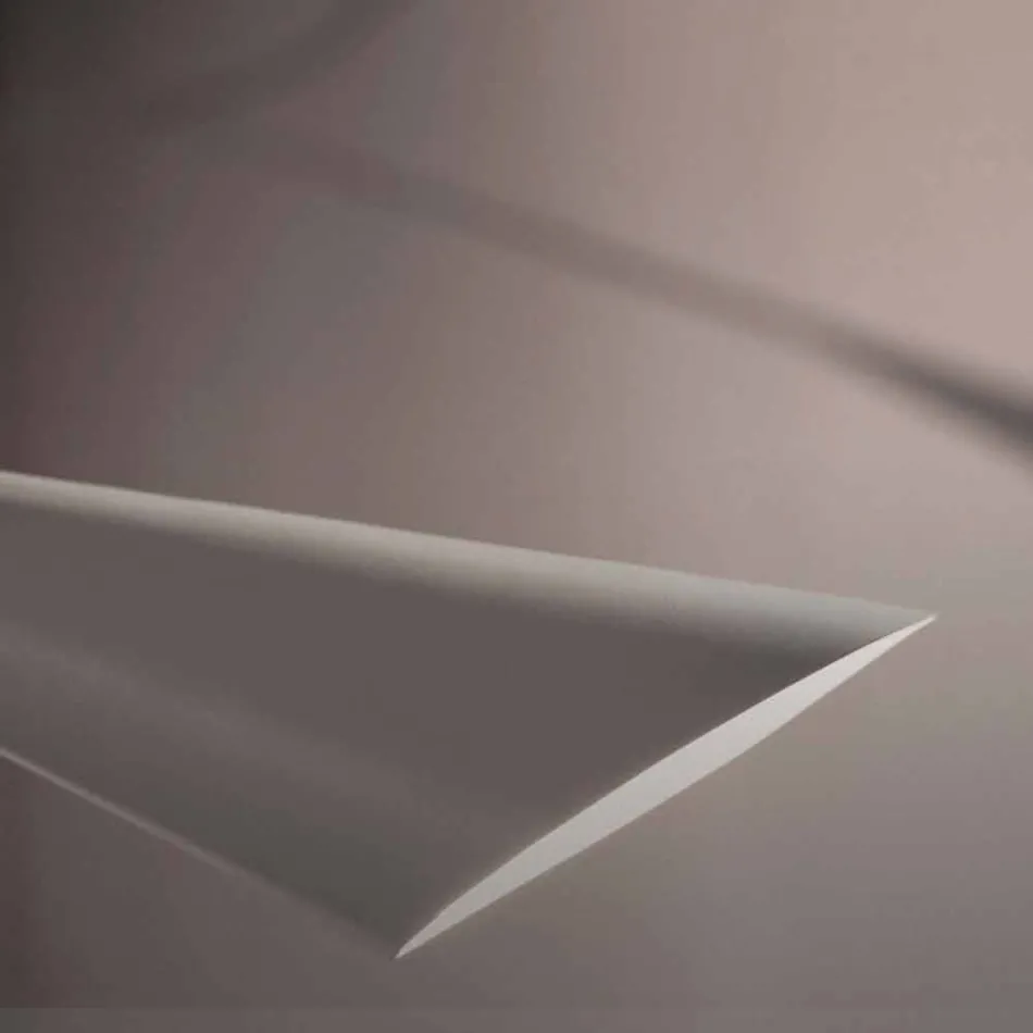 Llambadar çeliku i pikturuar me dorë të bardhë prodhuar në Itali - Elica Viadurini