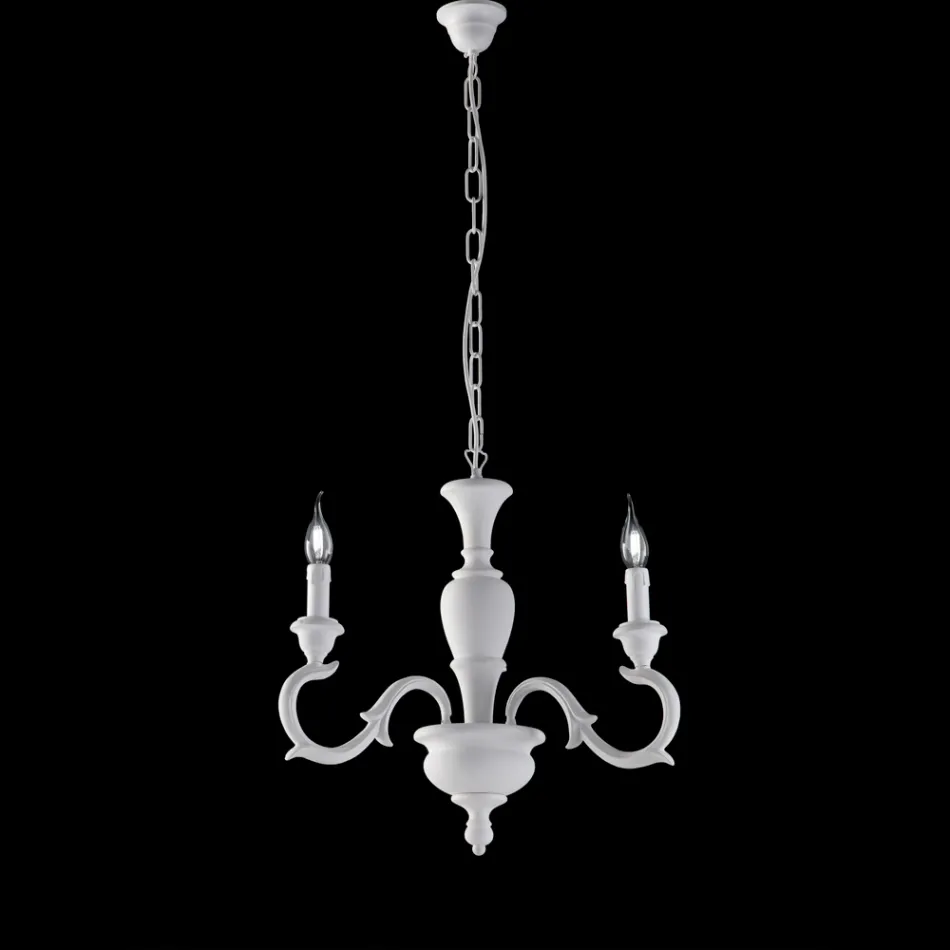 Llambadar druri i prodhuar në Itali për dekorim të brendshëm - Firence Viadurini