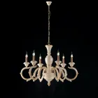 Llambadar druri i prodhuar në Itali për dekorim të brendshëm - Firence Viadurini