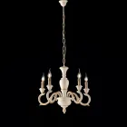 Llambadar druri i prodhuar në Itali për dekorim të brendshëm - Firence Viadurini