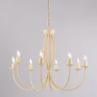 Llambadar metalik i bardhë për ndriçimin e hapësirave të rafinuara – Roccia Viadurini