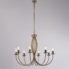 Llambadar metalik i bardhë për ndriçimin e hapësirave të rafinuara – Roccia Viadurini