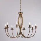 Llambadar metalik i bardhë për ndriçimin e hapësirave të rafinuara – Roccia Viadurini