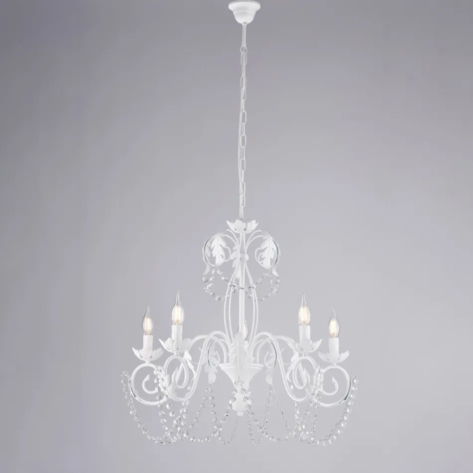 Llambadar metalik për ambiente të brendshme të ndritshme dhe mikpritëse – Perla Viadurini