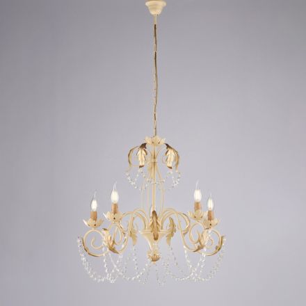 Llambadar metalik për ambiente të brendshme të ndritshme dhe mikpritëse – Perla Viadurini