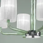 Llambadar në Venecia Xhami dhe Metali i punuar me dorë në Itali - Graham Viadurini