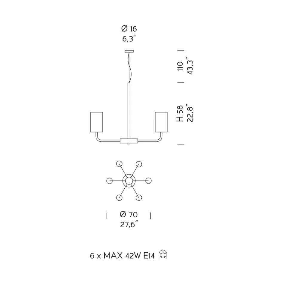 Llambadar në Venecia Xhami dhe Metali i punuar me dorë në Itali - Graham Viadurini