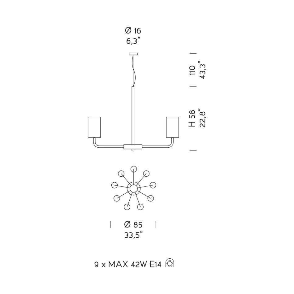 Llambadar në Venecia Xhami dhe Metali i punuar me dorë në Itali - Graham Viadurini