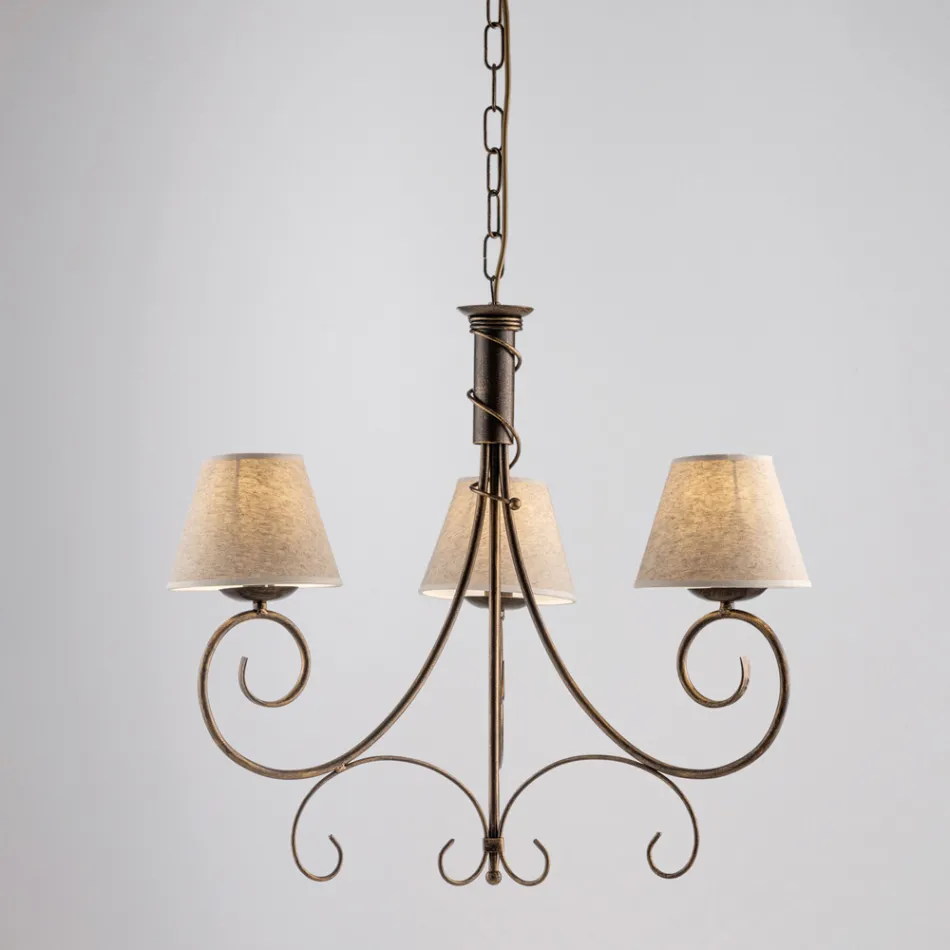 Llambadar me dy drita qelqi dhe metali për hapësira të rafinuara – Draco Viadurini