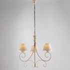 Llambadar me dy drita qelqi dhe metali për hapësira të rafinuara – Draco Viadurini