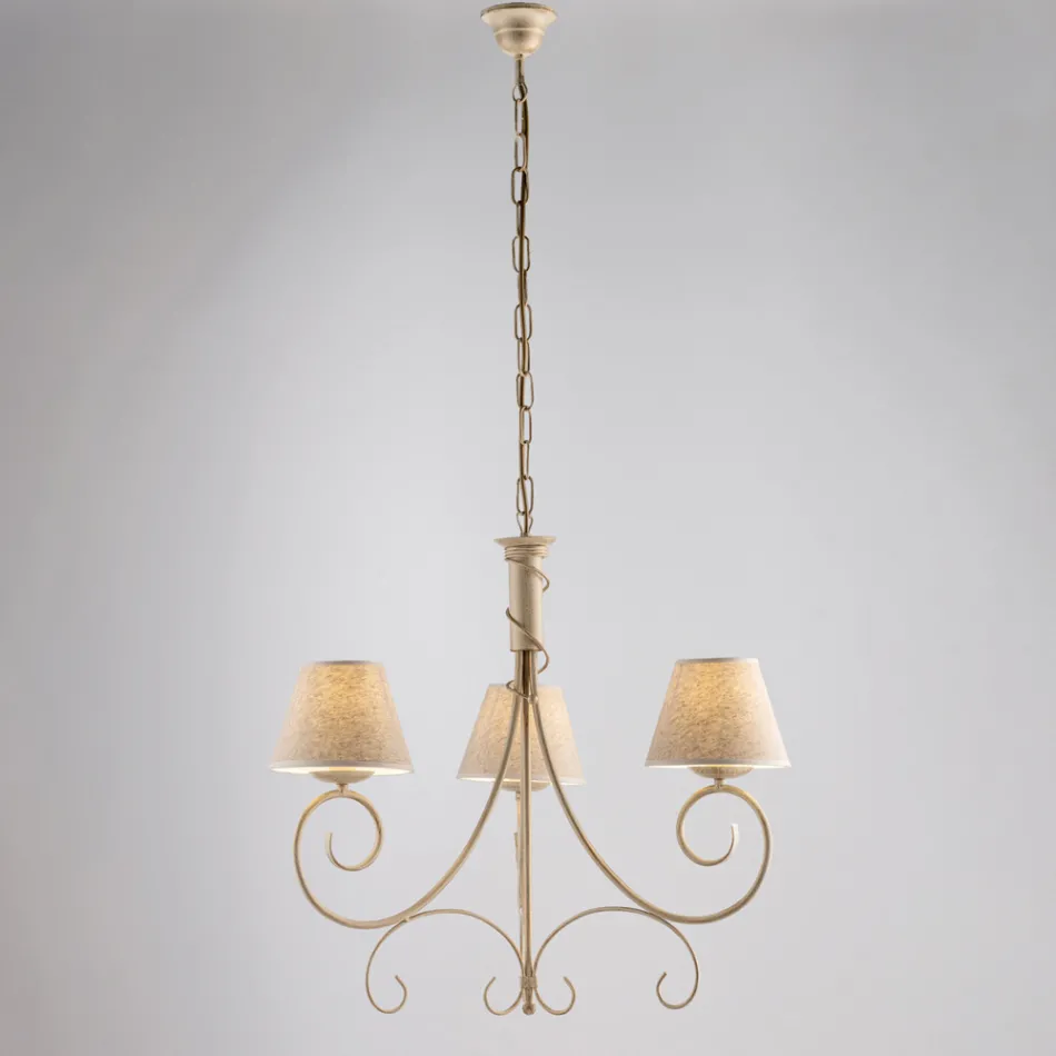 Llambadar me dy drita qelqi dhe metali për hapësira të rafinuara – Draco Viadurini