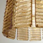 Llambadar Modern 12 Drita në Xham Luksoz Italian të punuar me dorë - Valadier Viadurini