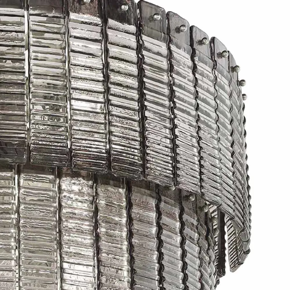 Llambadar Modern 36 Drita në Xham Luksoz Italian të punuar me dorë - Valadier Viadurini