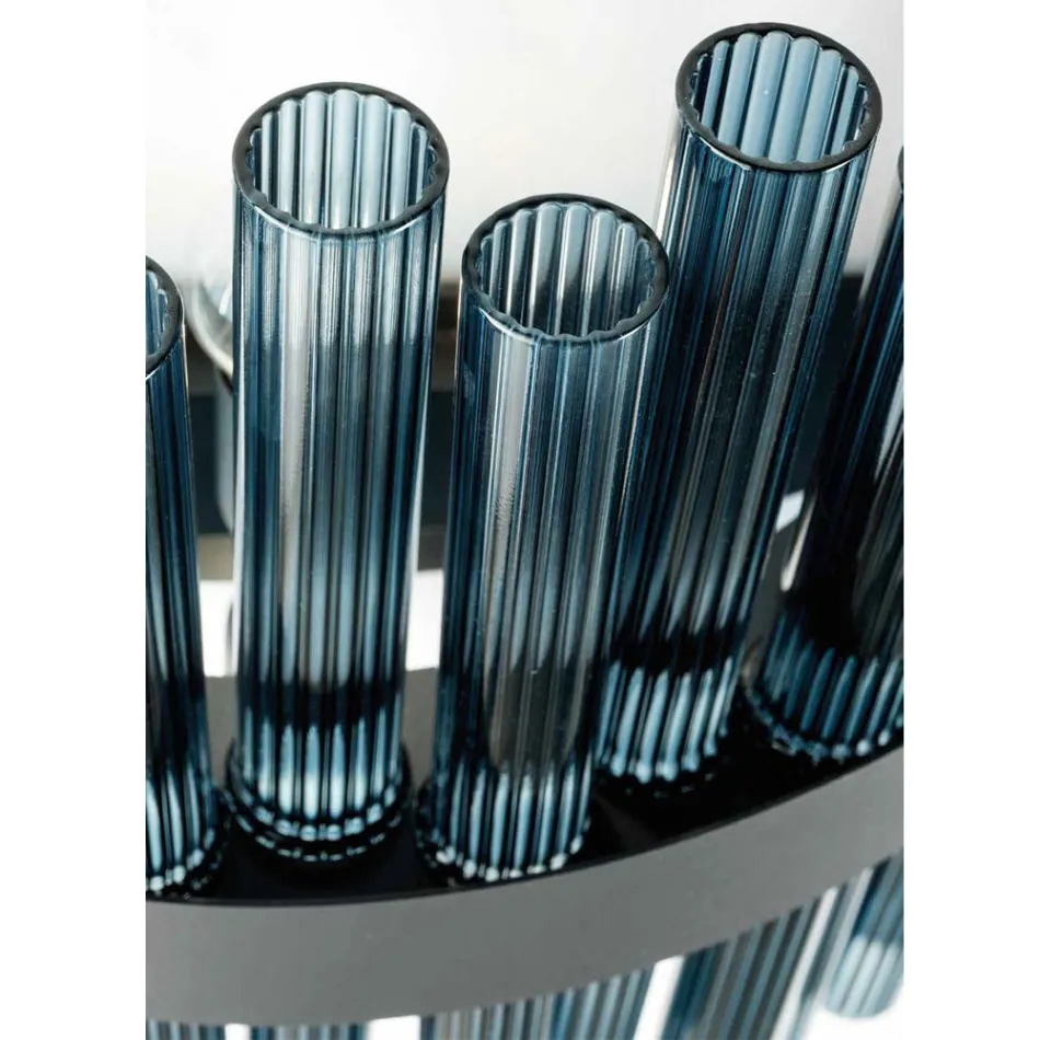 Llambadar modern luksoz italian artizanal me xham të fryrë - Maesta Viadurini