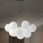 Llambadar modern i xhamit venecian me fryrje me dorë - borë Viadurini