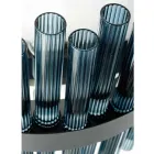 Llambadar modern i fryrë prej xhami dhe metali Artizanati italian - Maesta Viadurini