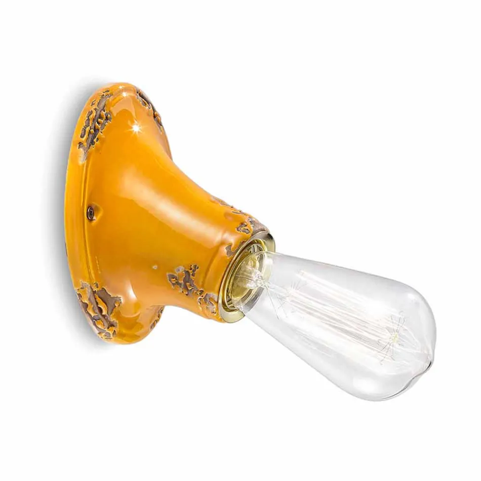 Dizajn retro artizanale llambadar llambadari Ferroluce Vintage Viadurini