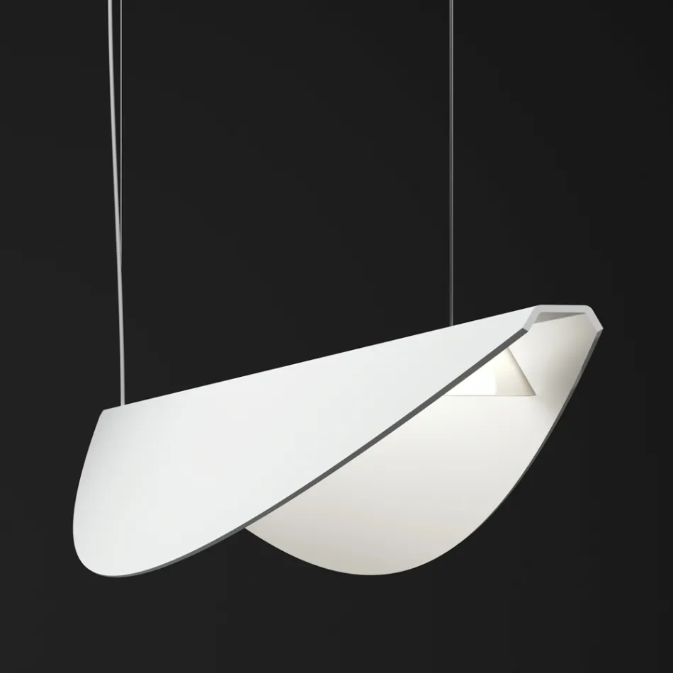 Llambadar i bërë nga alumini i riciklueshëm në ngjyra të ndryshme - Mila Viadurini