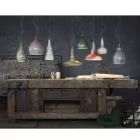 llambadar retro prodhuar me pezullim qeramike Ferroluce Viadurini