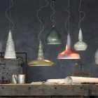 llambadar retro prodhuar me pezullim qeramike Ferroluce Viadurini