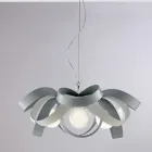 Llambadar metalik i bardhë me stil të shuar dhe elegant për dekor me shije – Det Viadurini