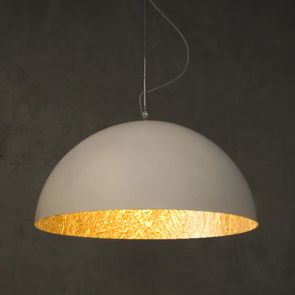 Llambadari i pezulluar në Laprene dhe Nebulite - Mezza Luna nga In-es.artdesign Viadurini