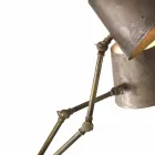 Llambadar i stilit industrial në hekur dhe bronzi Reporter Il Fanale Viadurini