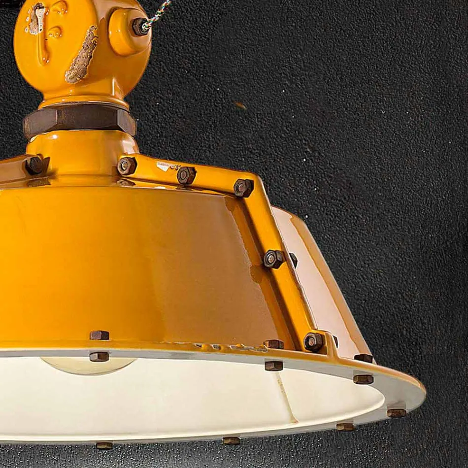 Zile e llambadar stil industrial zile Jillian Ferroluce Viadurini